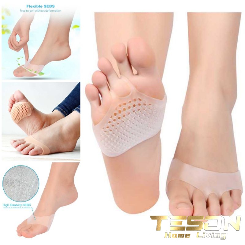 Bantalan Dampal Kaki Alas Sepatu Insole Silikon Metatarsal Cushion