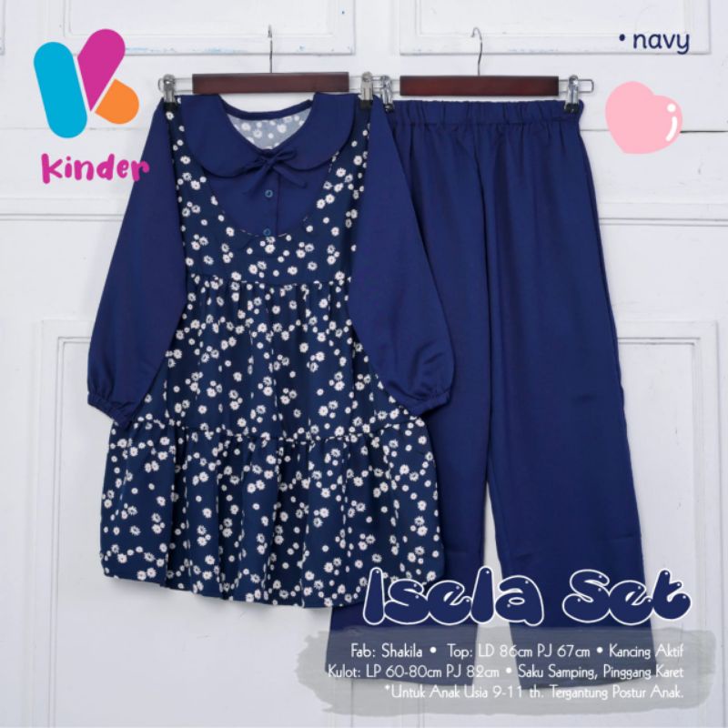 (NEW)SETELAN ANAK OOTD//ISELA BY KINDER