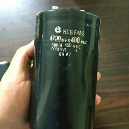 Elco Kapasitor Hcg - 4700Uf 4700 4700Mdf 400Vdc 400V 400 Volt