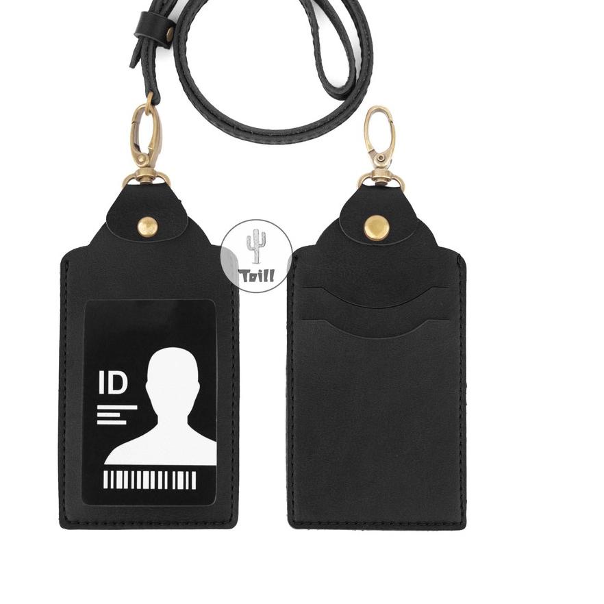 

ヤマ Card Holder Id Card Kalung Holder Name Tag Quick Kulit Souvenir Terlaris