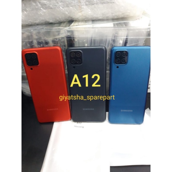 Casing housing samsung galaxy A12 fullset