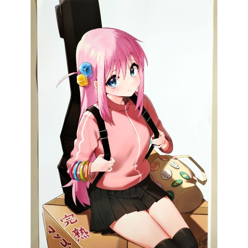 Poster Anime Bocchi the Rock 4 Gotou Hitori Merchandise