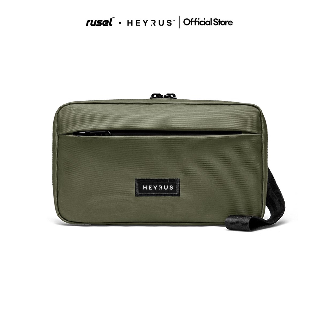 HEYRUS RUSEL I Handbag Aruna Lite Army I Handbag Pria I Clutch bag pria