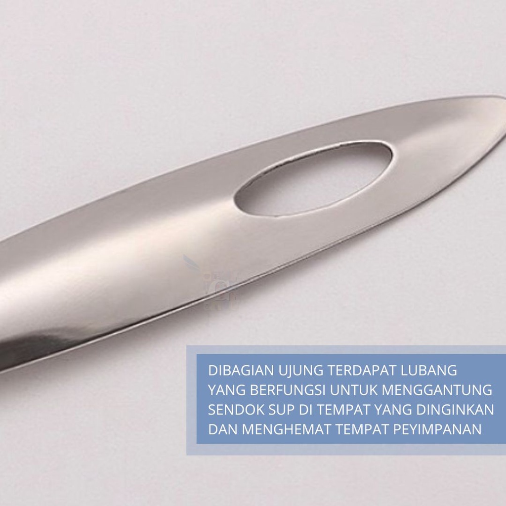 Centong / Sendok Sup / Irus Stainless Steel DNG