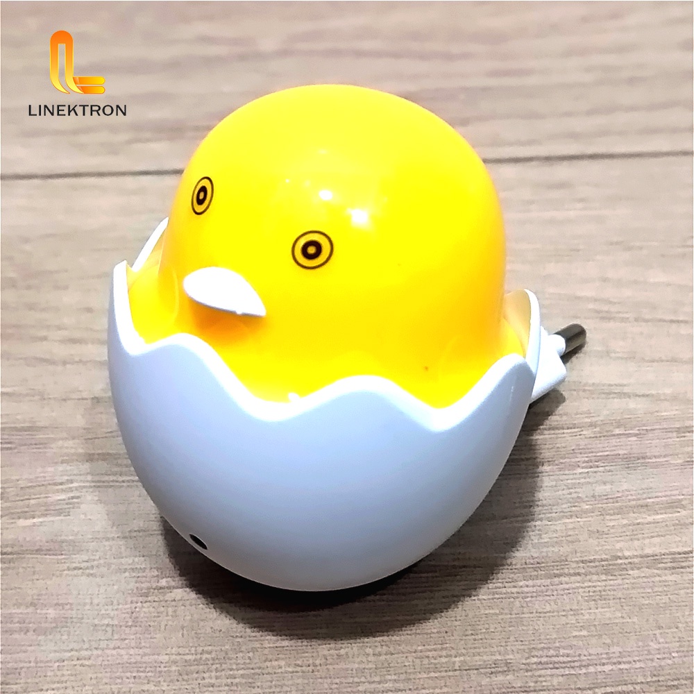 LAMPU TIDUR LED MODEL TELUR AYAM SENSOR CAHAYA / LAMPU TIDUR LED SENSOR CAHAYA