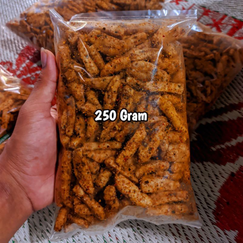 

Basreng Baso Goreng Pedas Daun Jeruk 250Gram
