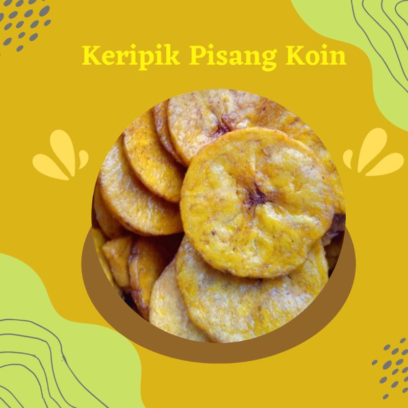 

KODE A| KERIPIK PISANG KOIN 250 GRAM|KERIPIK PISANG ENAK MURAH