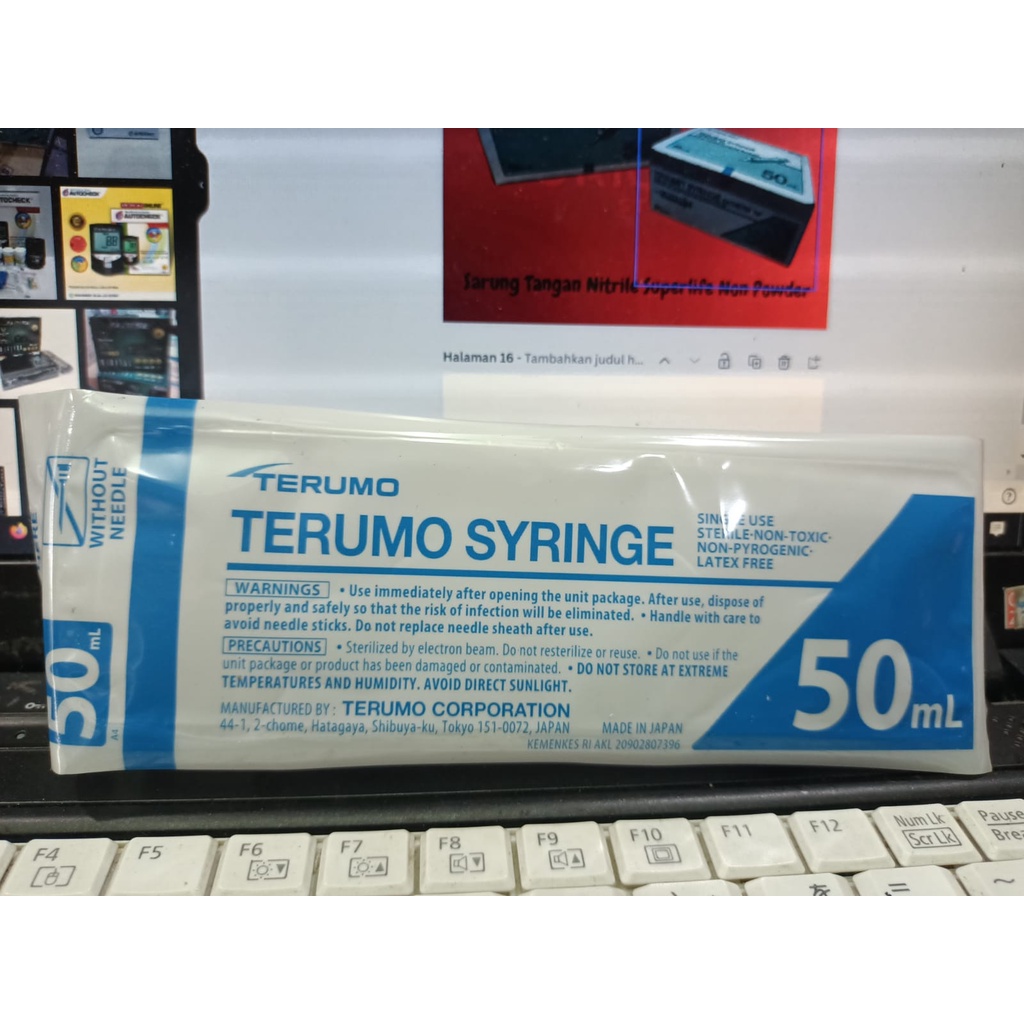 SYRINGE SPUIT DISPOSIBLE TERUMO SUNTIKAN TERUMO 50 ML