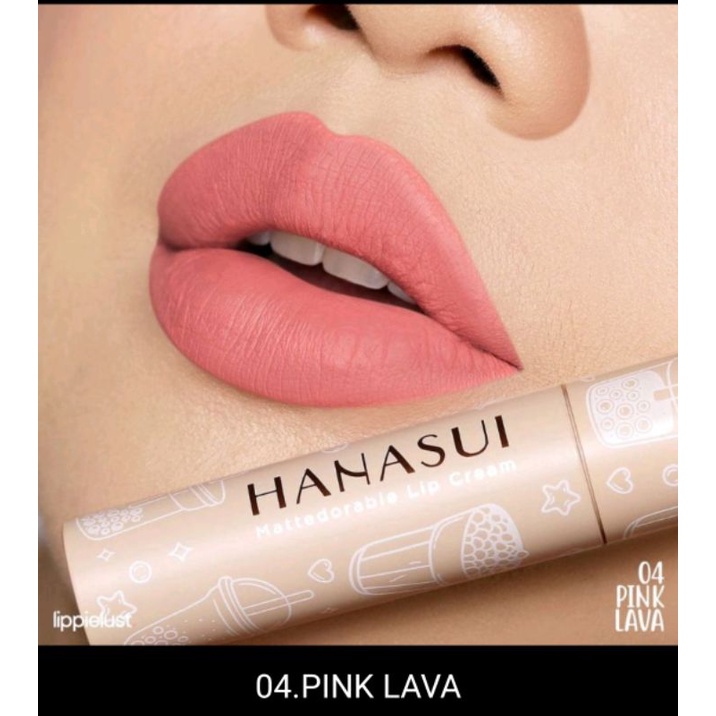 Hanasui Boba Mattedorable Lip Cream Matte In Boba Scent Sation