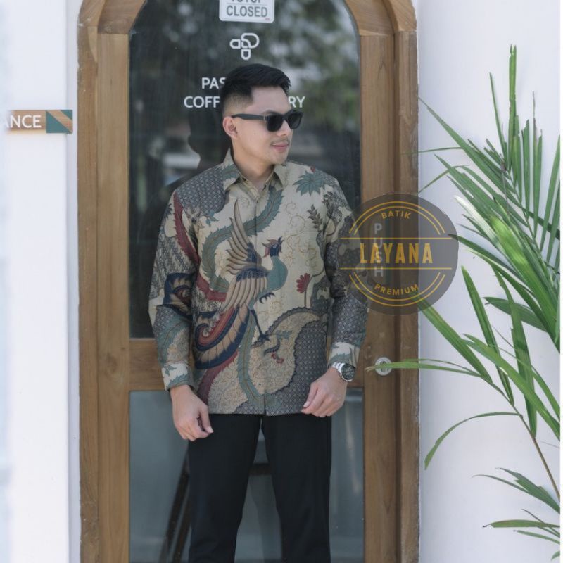 Kemeja Batik Linggar Atmojo Premium Reguler Slimfit Baju Formal atau Nonformal