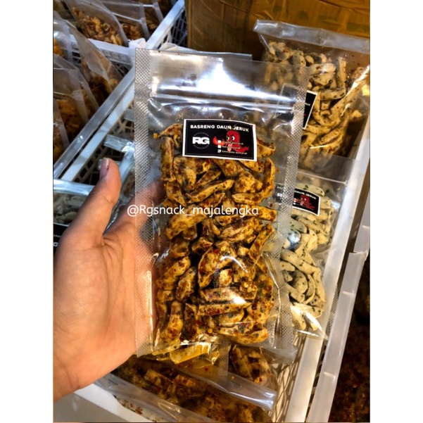 

BASRENG EXTRA PEDAS DAUN JERUK 100GR