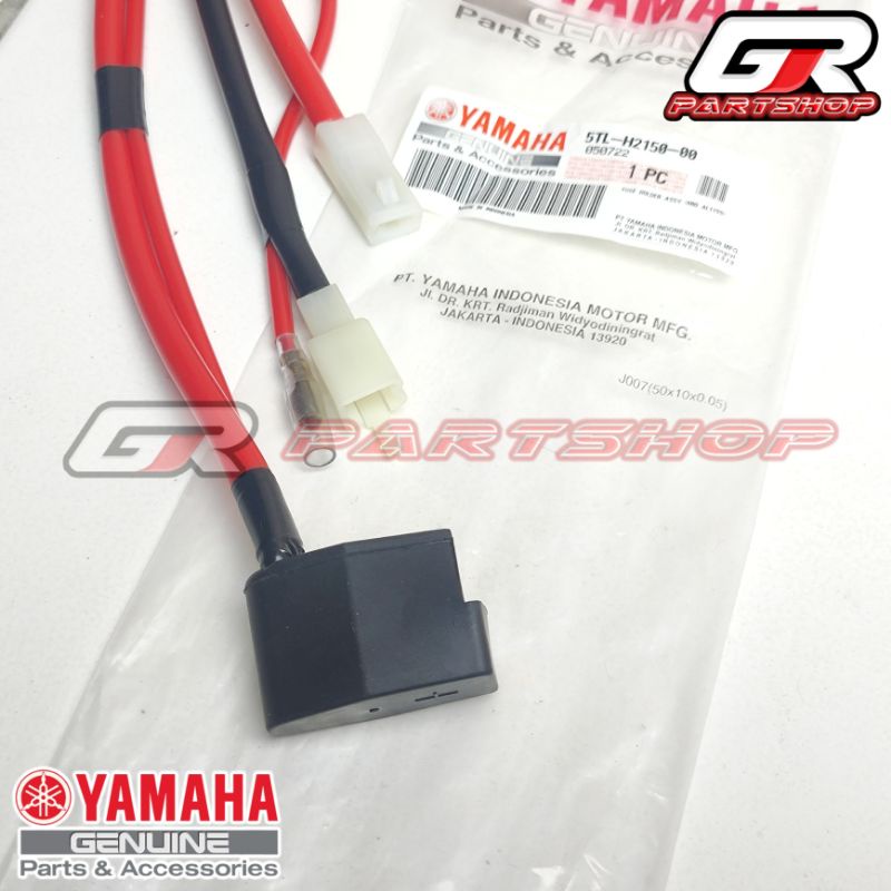 kabel aki plus assy mio sporty smile ori ygp original yamaha rumah sikring