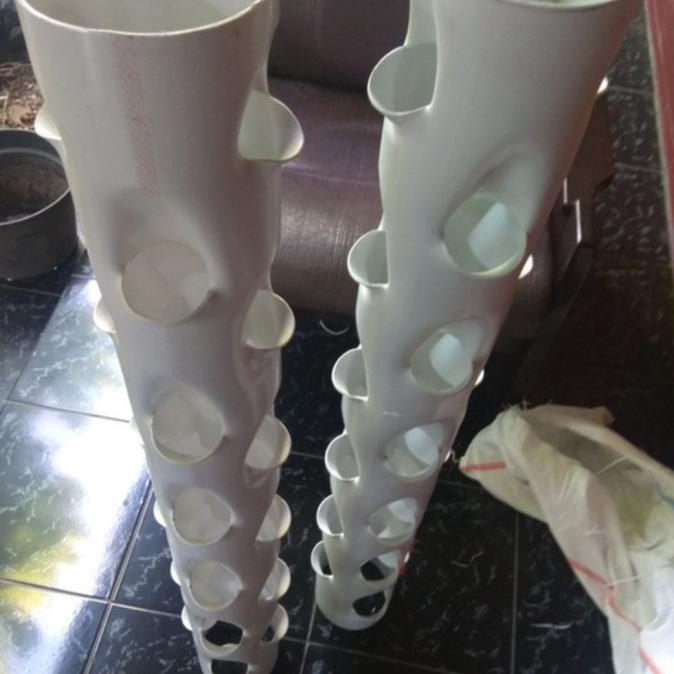 tower vertikal hidroponik vertical garden 4inch 30 lubang 1 meter