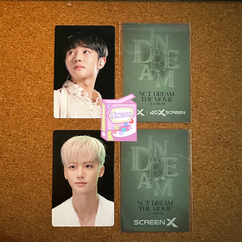 [READY] NCT DREAM The Movie In a Dream TDS CGV ScreenX 4DX Photocard PC Renjun Jaemin