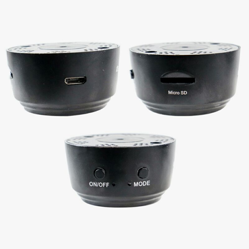 Mini Wifi IP Camera CCTV Wide Angle Nightvision 1080P a9nv Black