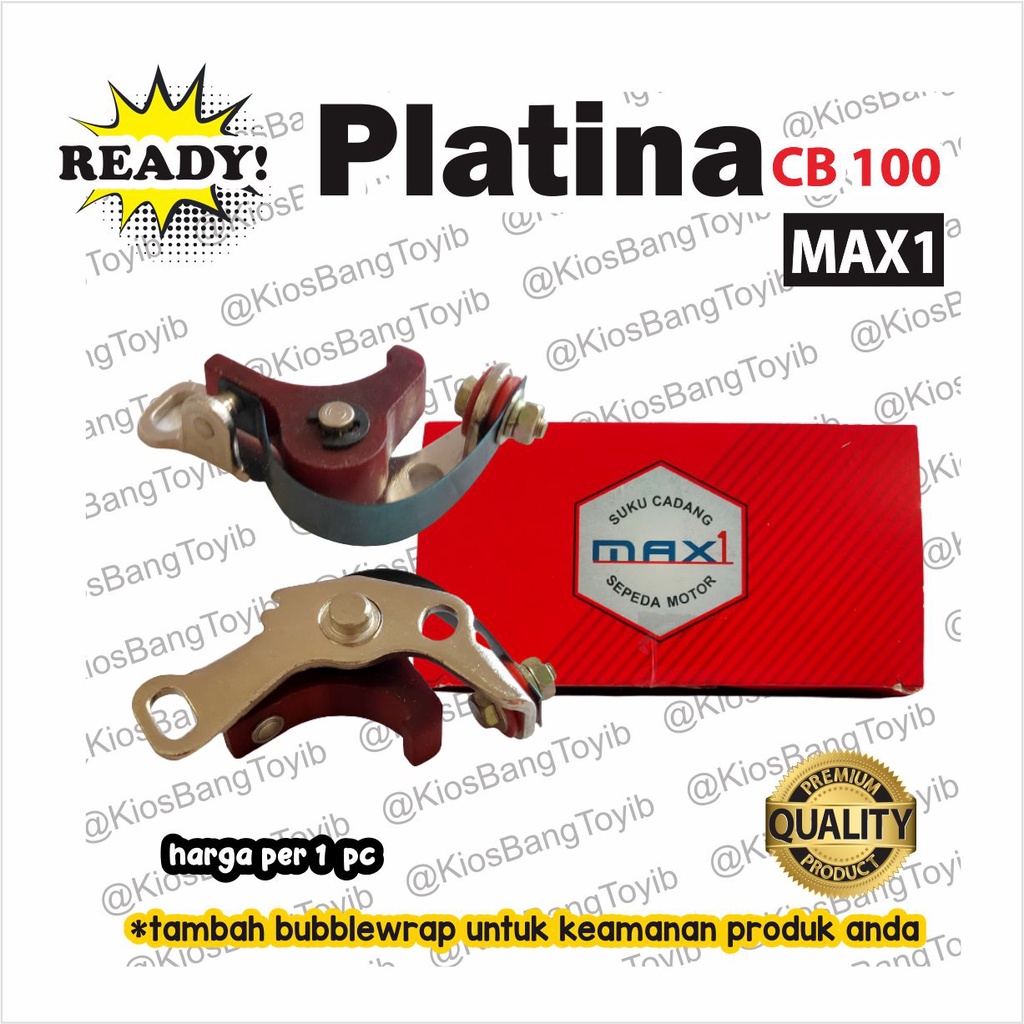 Platina Breaker Point Kontak Pemutus CB100 CB125 GL100 GL125 (MAX1)