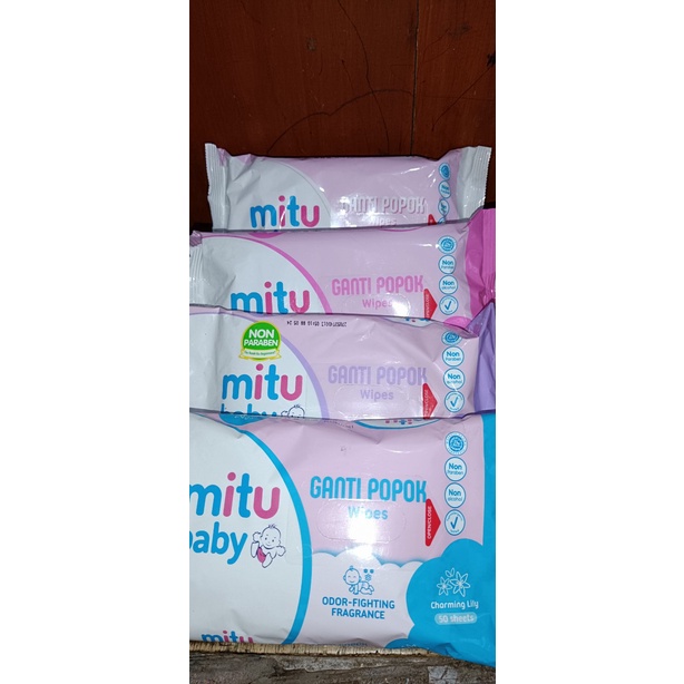 Tisu Basah Mitu Baby 50 sheet