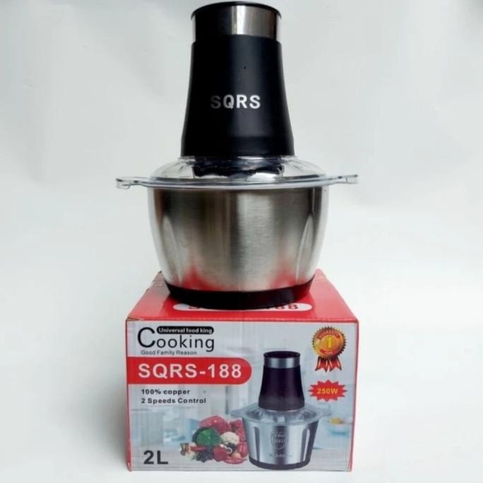 Universal Chopper SQRS-188 / Choper Blender Daging Stainless SQRS 188
