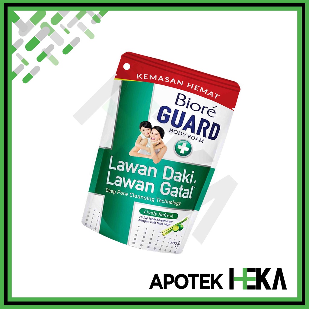 Biore Guard Antibacterial Body Foam Lively Refresh - Sabun Mandi Cair (SEMARANG)