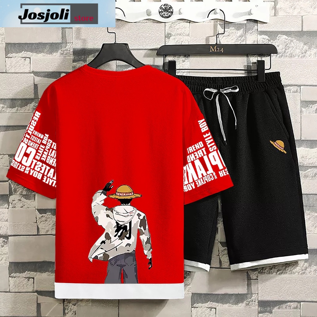 JOSJOLI_STORE/Stelan Neverulas/Satu Stel Atasan dan Bawahan Pria Dewasa/L XL