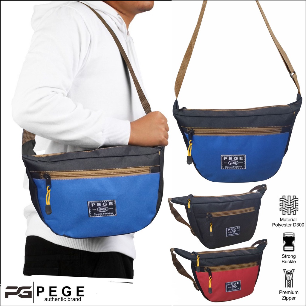Tas Selempang Pria Wanita Unisex Slingbag Bahu kasual - PG 8885