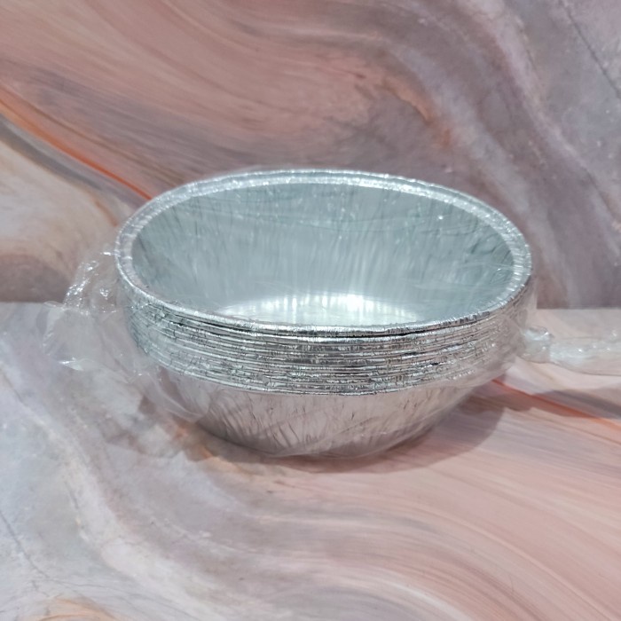 Aluminium Mangkok Aluminium Foil Elips Isi 10