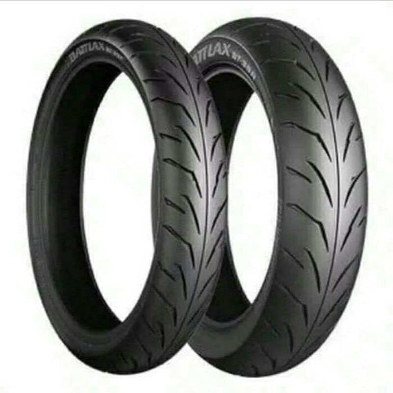 PAKETAN BAN LUAR BRIDGESTONE BATTLAX BT 39 UKURAN 90/80-17 DAN 100/80-17 TUBELESS BATTLAX