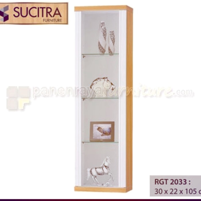 Rak hias kaca lemari gantung kaca estalase pajangan