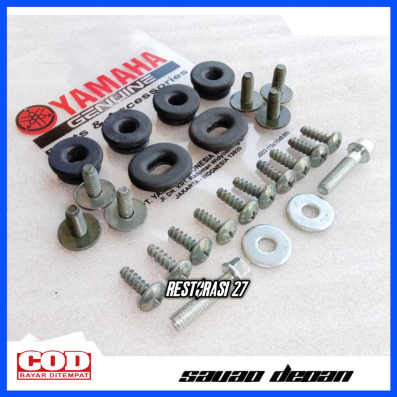 BAUT KARET SAYAP LUAR DAN DALAM YAMAHA JUPITER Z BURUNG HANTU / KARET BODY SAYAP JUPITER Z BURUNG HA