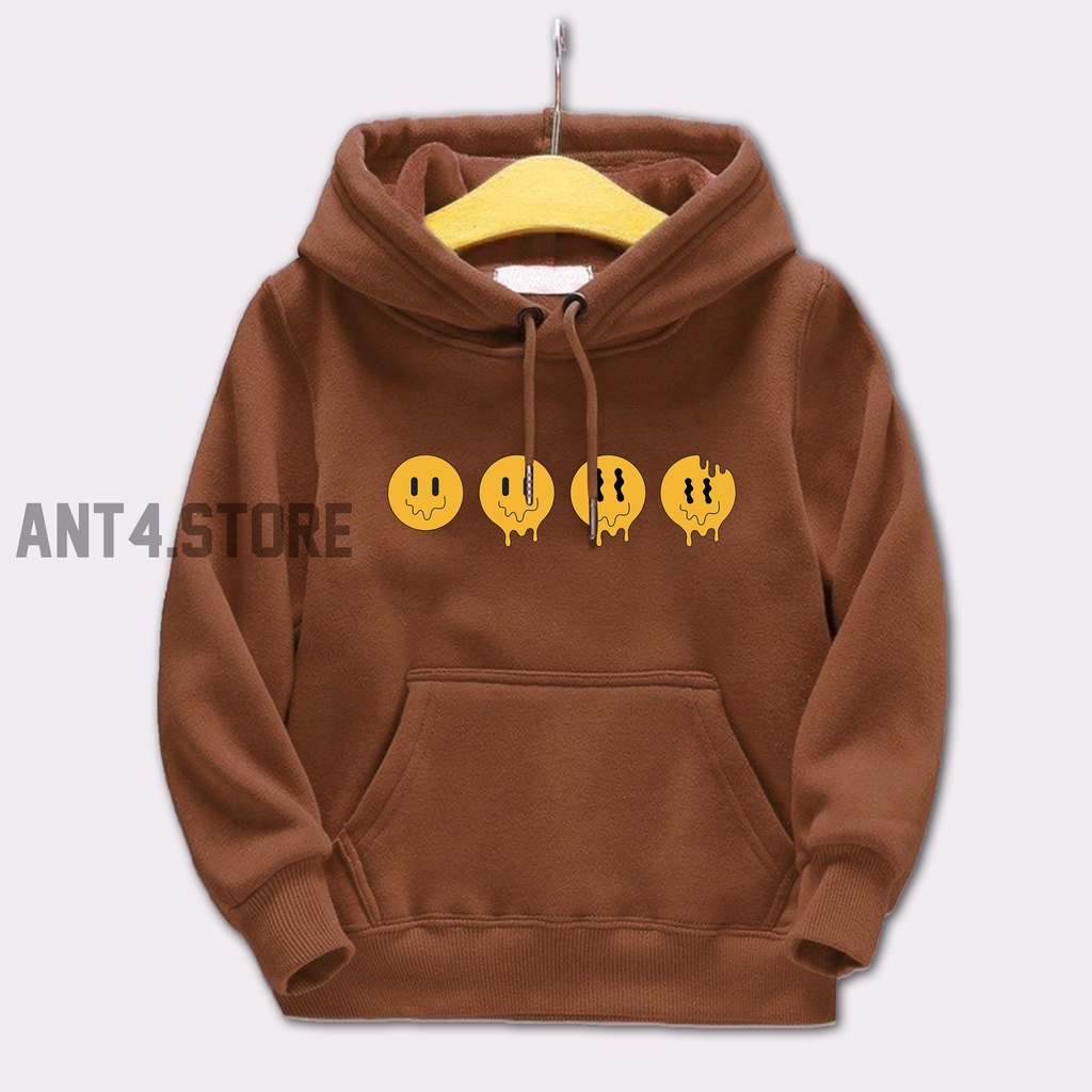 Hoodie Anak Laki Laki Perempuan Switer anak Usia 2 - 12 Tahun Jaket Emoticon