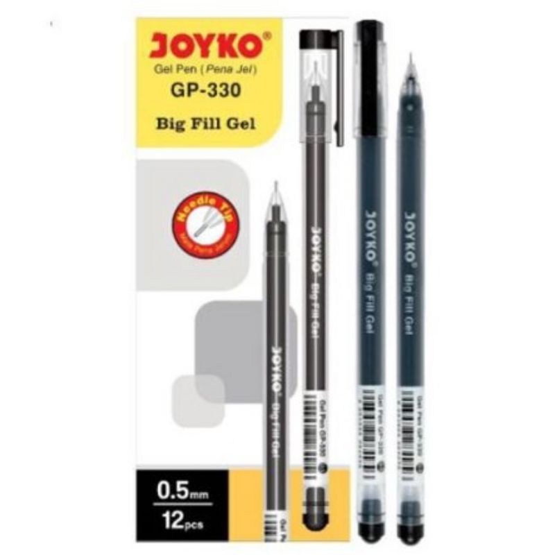 

Pulpen Pen Gel JOYKO Big Fill Gel 0.5mm GP-330 (1Pack)