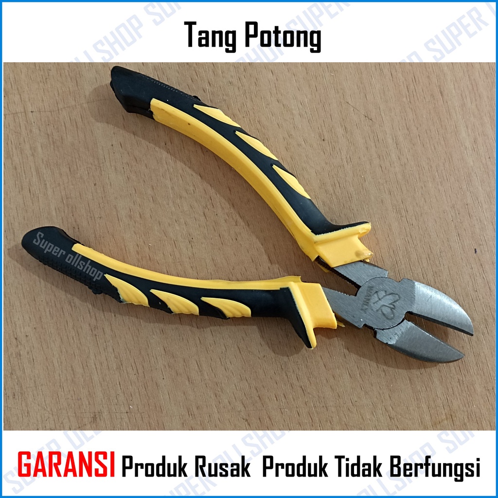 Tang Potong Blister Diagonal Pliers 6 Inch / Tang Potong Kawat Kupas Kabel Listrik Kecil Mini