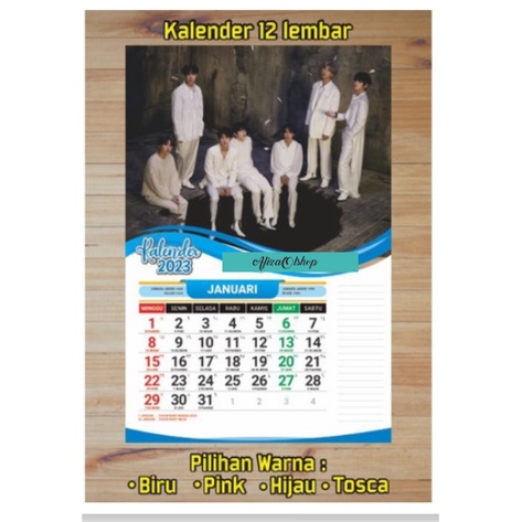 

KALENDER CUSTOM A3+ ISI 12 LEMBAR ( 1 LEMBAR 1 BULAN )