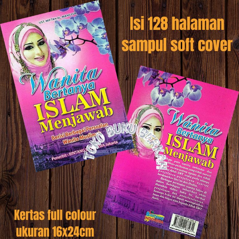 buku wanita bertanya islam menjawab 16x24cm