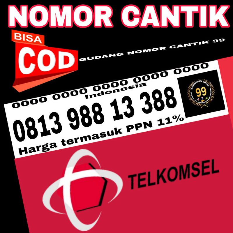 Telkomsel Prabayar Simpati Nomor Cantik 88