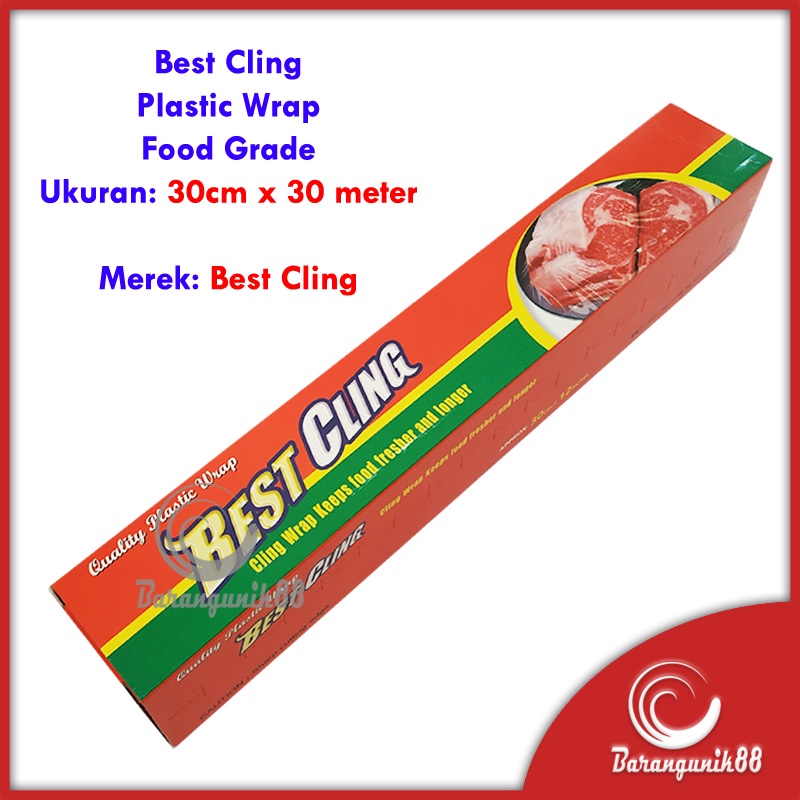 Best Cling Plastic Wrap Plastik Wraping Pembungkus Sayur atau Buah 30cm 38cm