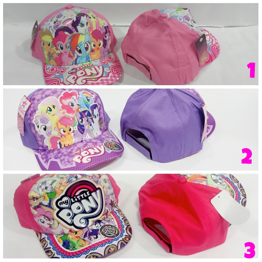 Topi anak perempuan My Little Pony / topi anak cewek kuda poni laris semua suka Kuda Poni Unicorn
