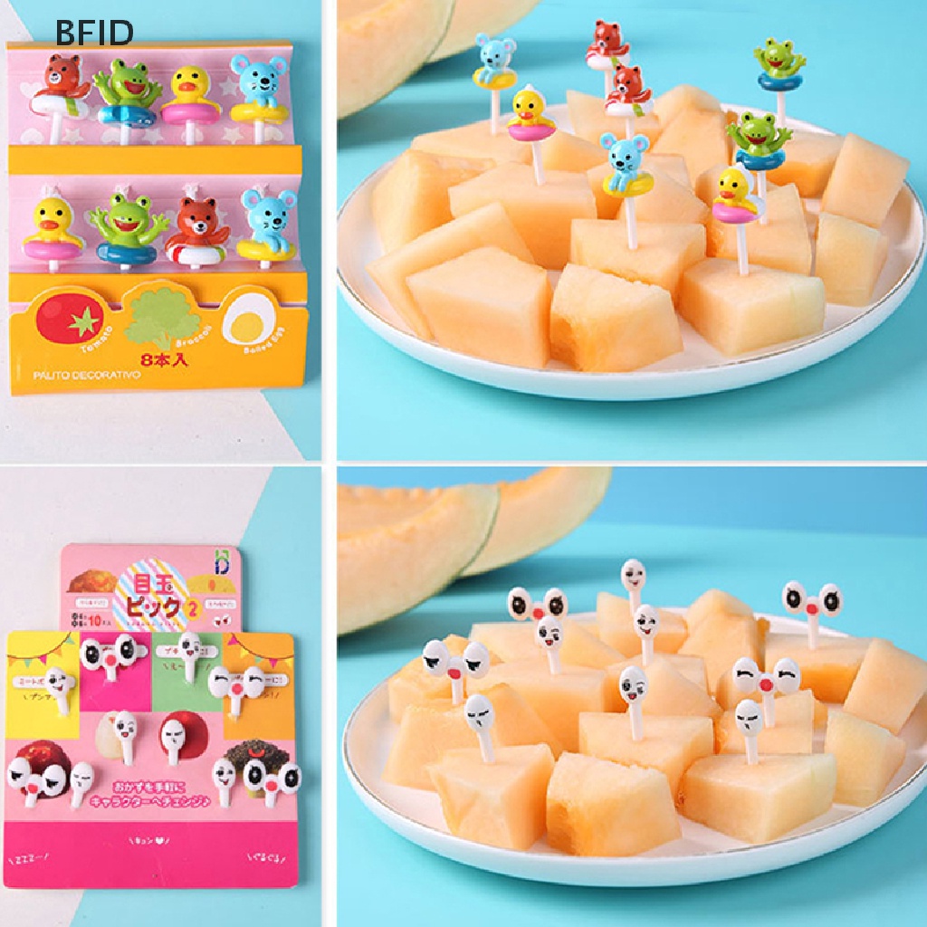 [BFID] Bento Sayur Kuali Lucu Mini Balita Anak Buah Garpu Tusuk Gigi [ID]