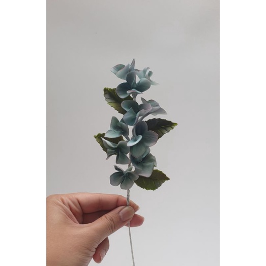 

hydrangea sulur / edible / gumpaste / veganpaste / bunga tart
