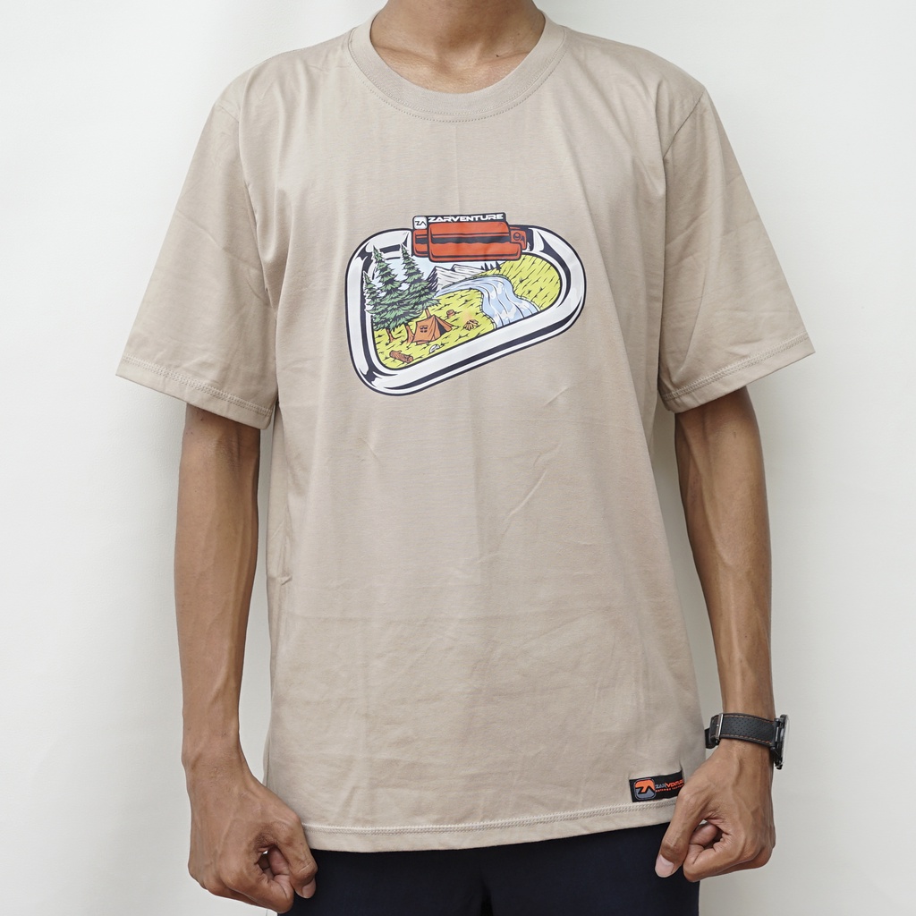 kaos tshirt tema adventure hiking zarventure 1019