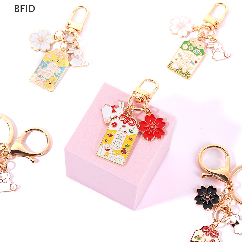 [BFID] Dekorasi Kawaii Llaveros Originales Amulet Lucky Cat Japan Gantungan Kunci Mobil Keyrin [ID]