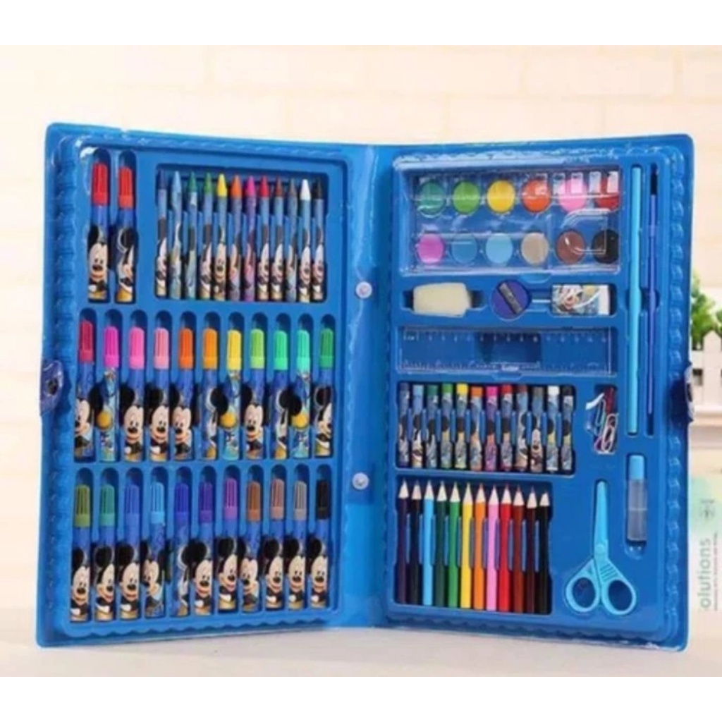 Pewarna Mewarnai 86 in 1 Colouring Hobi Anak Edukasi Edukatif Crayon Pensil Warna