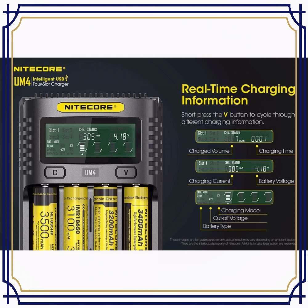 Intelligent USB Charger Baterai 4 Slot Li-ion NiMH - BT766