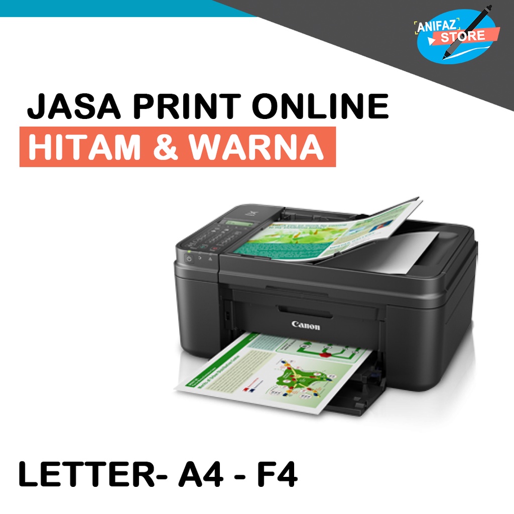 

Jasa Print Online Hitam & Warna Ukuran A4 dan F4