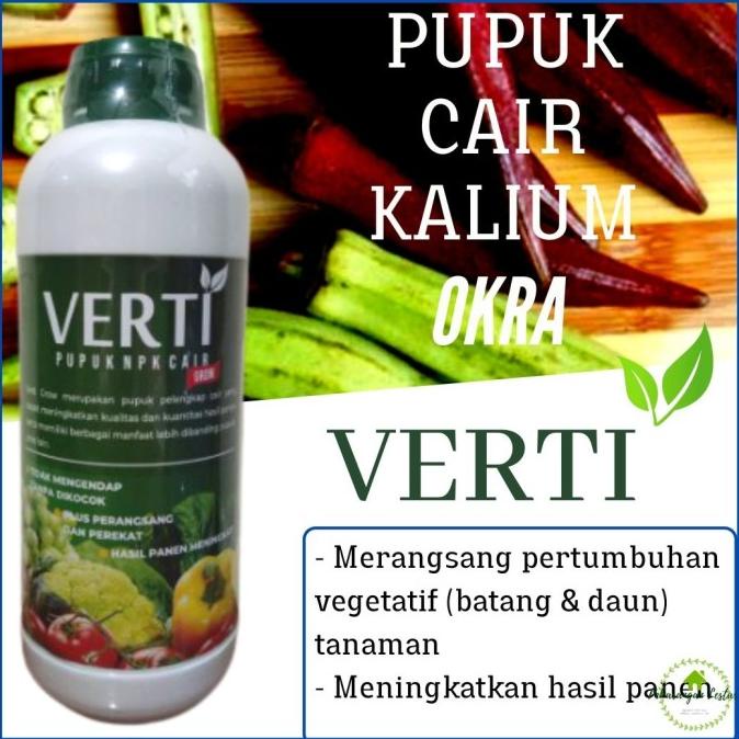 Jual Pupuk Tanaman Gambas Verti Npk Pupuk Cair Npk Buah Dan Sayur Okra