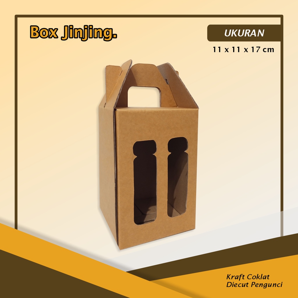 

Kardus/Box - Uk. 11 x 11 x 17 cm - boxminuman/boxbotol