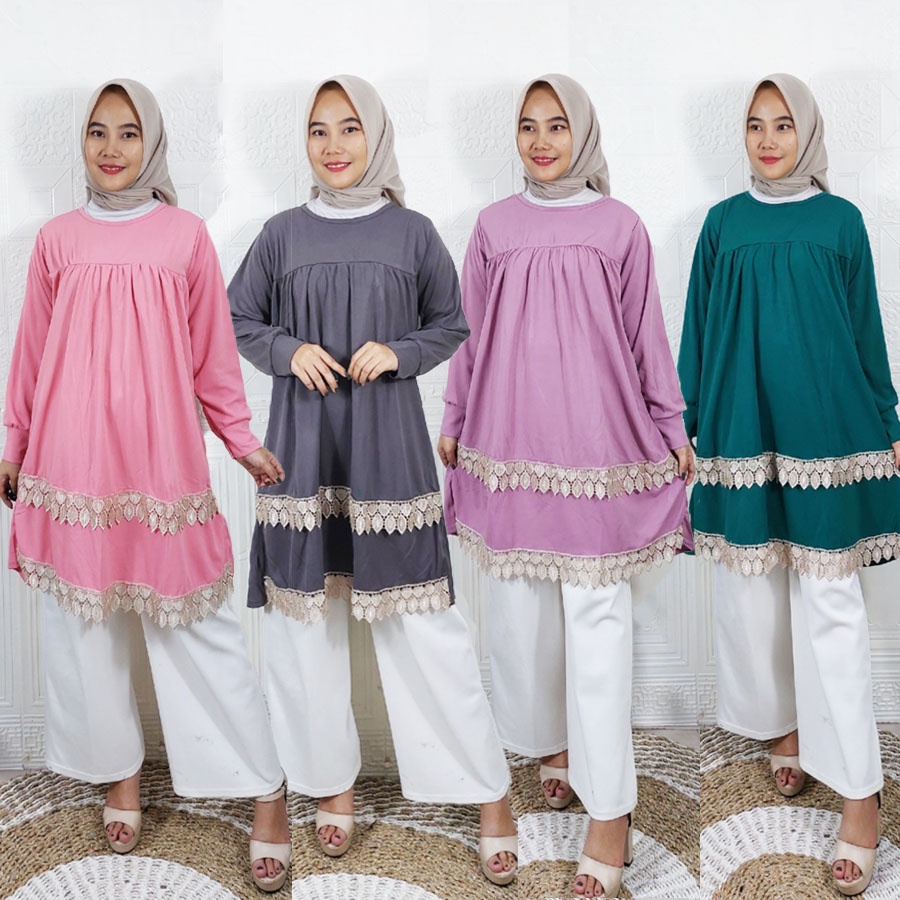 CORLA TERESA RENDA WANITA TUNIK 7199 CARLINA FASHION