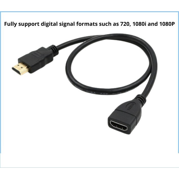 HDMI KABEL Extension 1,5M MALE TO FEMALE