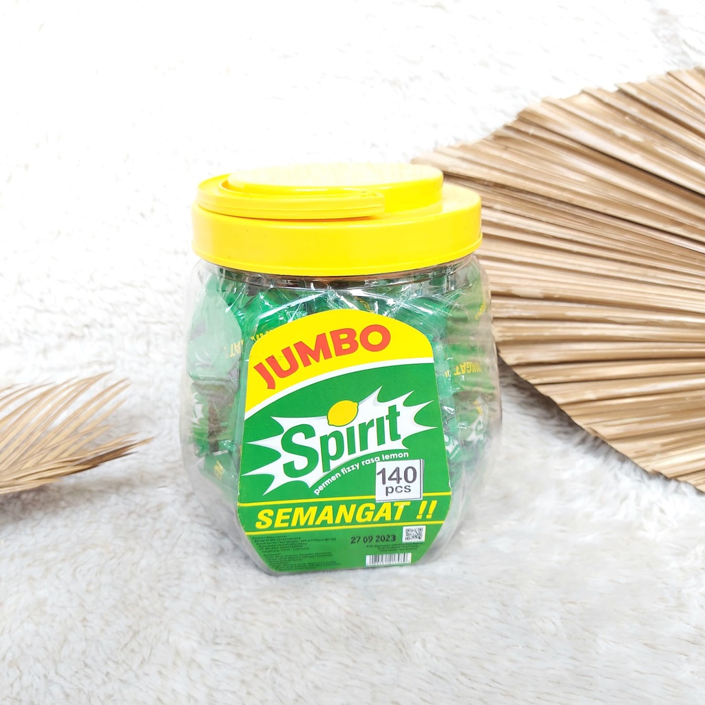 

Permen Spirit Rasa Lemon Special Caculs Snack Makanan Ringan Isi 140 Pcs
