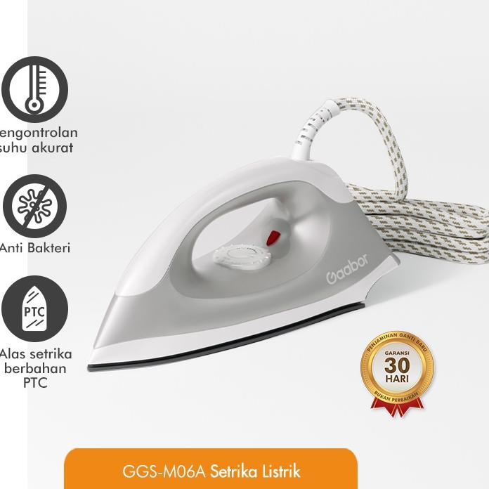 ⅍ Gaabor Setrika Listrik Gosokan Pakaian / GGS-M06A ♪